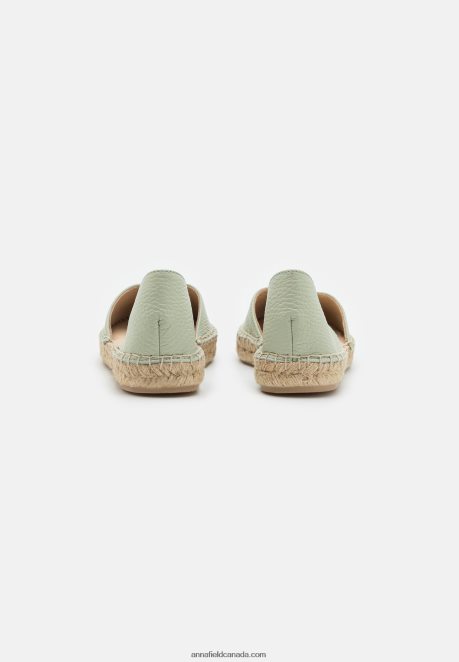 Anna Field Women Leather Espadrilles Mint H42J4Z1846