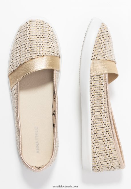Anna Field Women Slip-Ons Beige H42J4Z1785