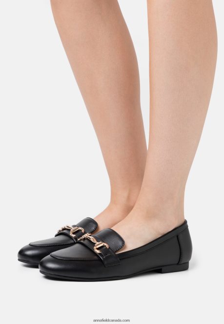 Anna Field Women Slip-Ons Black H42J4Z1780