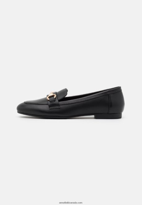 Anna Field Women Slip-Ons Black H42J4Z1780