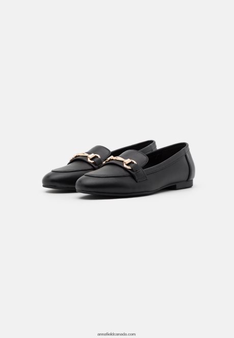 Anna Field Women Slip-Ons Black H42J4Z1780