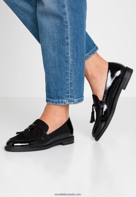 Anna Field Women Slip-Ons Black H42J4Z1781