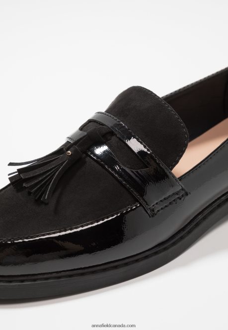 Anna Field Women Slip-Ons Black H42J4Z1781
