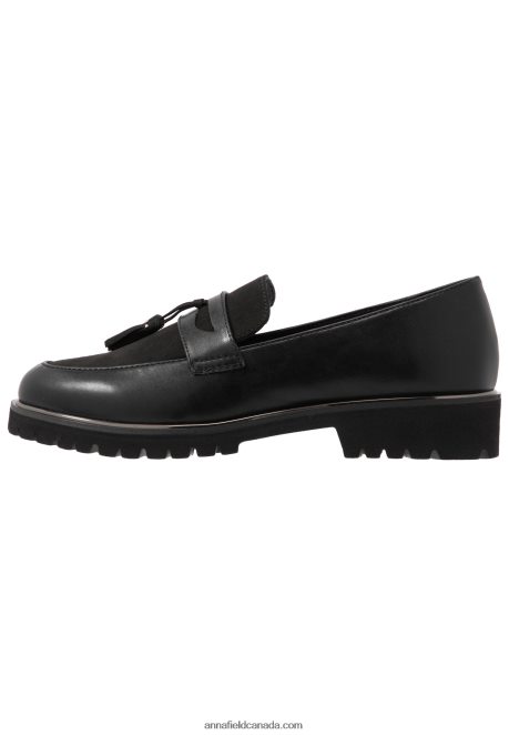 Anna Field Women Slip-Ons Black H42J4Z1788