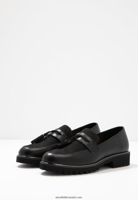 Anna Field Women Slip-Ons Black H42J4Z1788