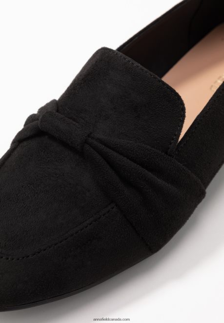 Anna Field Women Slip-Ons Black H42J4Z1790