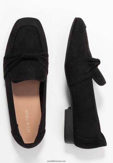 Anna Field Women Slip-Ons Black H42J4Z1790