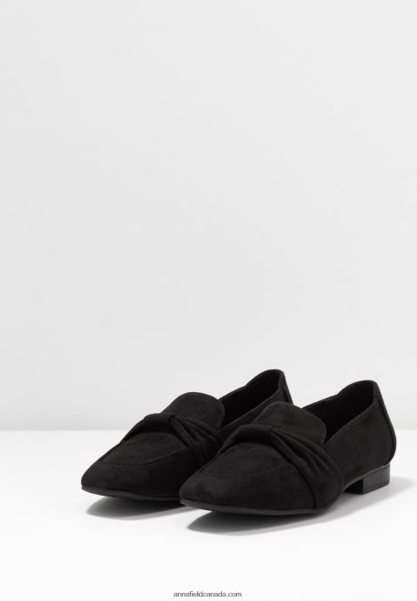 Anna Field Women Slip-Ons Black H42J4Z1790