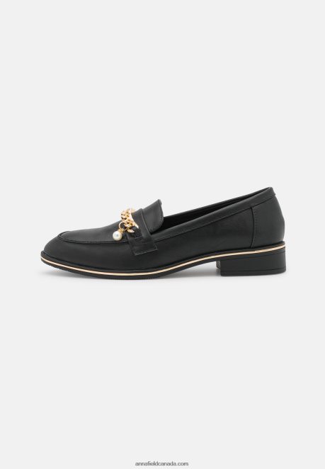 Anna Field Women Slip-Ons Black H42J4Z1801