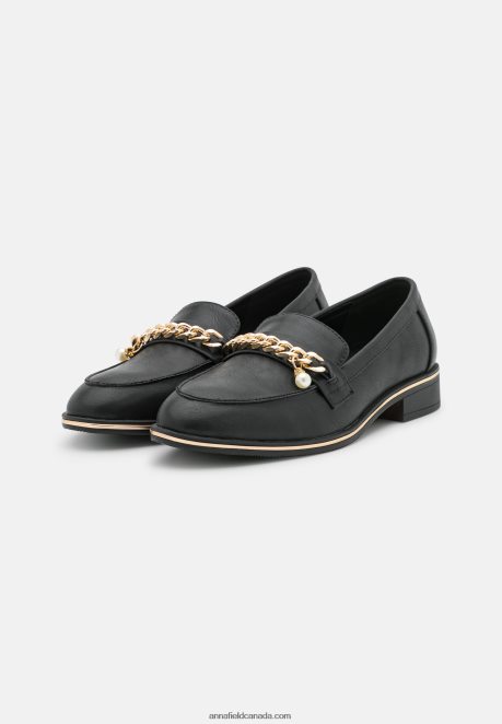 Anna Field Women Slip-Ons Black H42J4Z1801