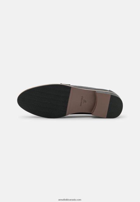 Anna Field Women Slip-Ons Black H42J4Z1801