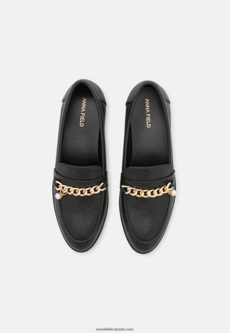 Anna Field Women Slip-Ons Black H42J4Z1801