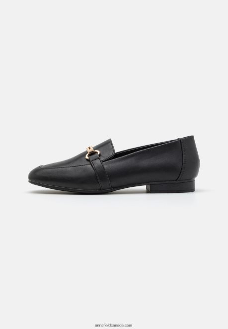 Anna Field Women Slip-Ons Black H42J4Z1803