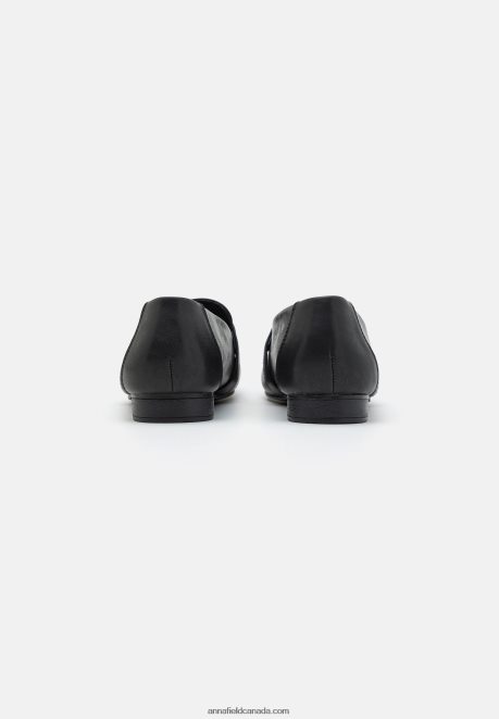 Anna Field Women Slip-Ons Black H42J4Z1803