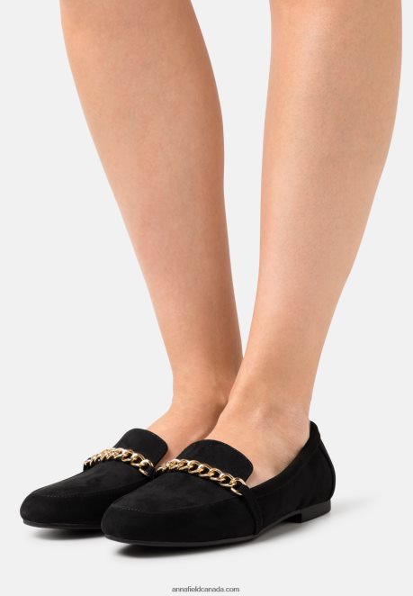 Anna Field Women Slip-Ons Black H42J4Z1804