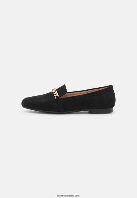 Anna Field Women Slip-Ons Black H42J4Z1804