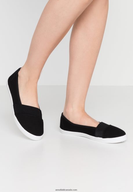 Anna Field Women Slip-Ons Black H42J4Z1805