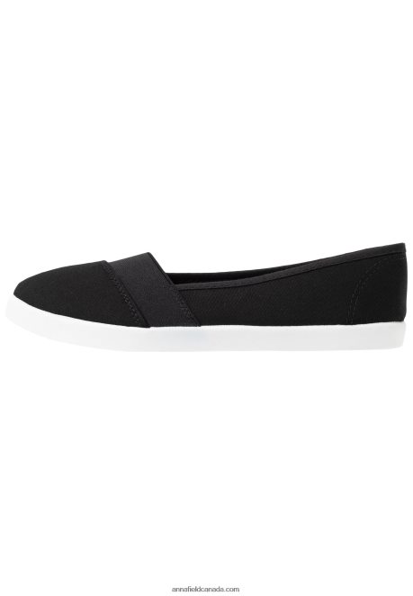 Anna Field Women Slip-Ons Black H42J4Z1805