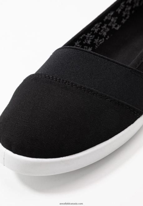 Anna Field Women Slip-Ons Black H42J4Z1805