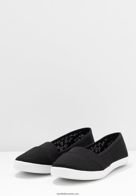 Anna Field Women Slip-Ons Black H42J4Z1805