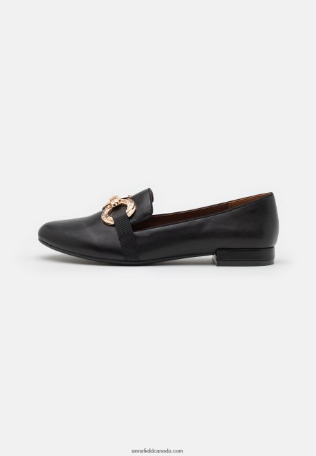 Anna Field Women Slip-Ons Black H42J4Z1806