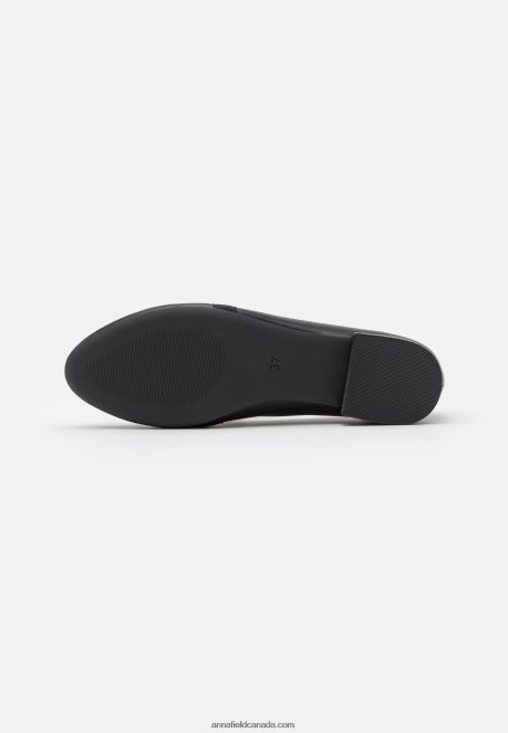Anna Field Women Slip-Ons Black H42J4Z1806