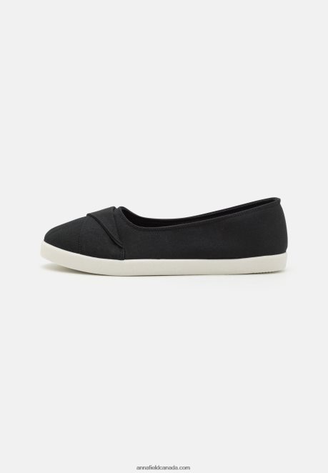 Anna Field Women Slip-Ons Black H42J4Z1812