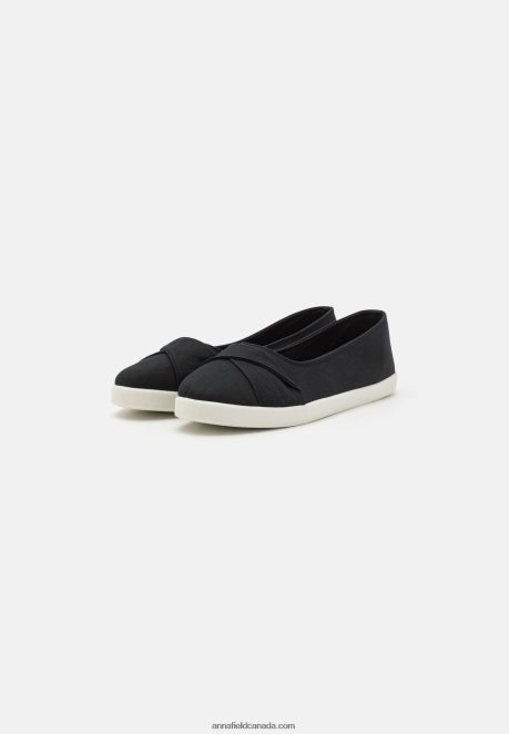 Anna Field Women Slip-Ons Black H42J4Z1812