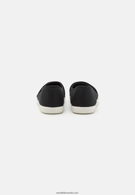 Anna Field Women Slip-Ons Black H42J4Z1812