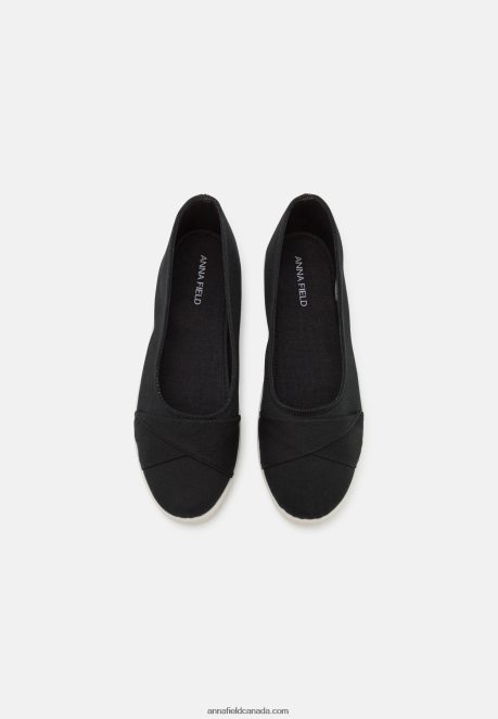 Anna Field Women Slip-Ons Black H42J4Z1812