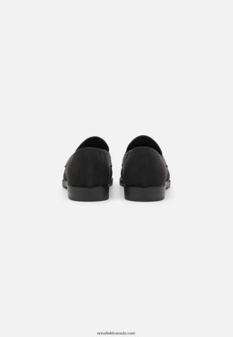 Anna Field Women Slip-Ons Black H42J4Z1813