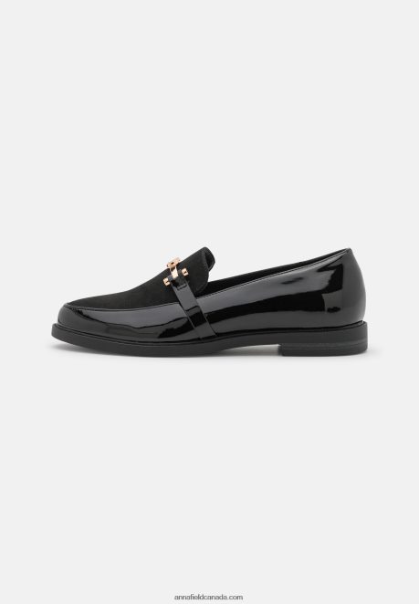 Anna Field Women Slip-Ons Black H42J4Z1824