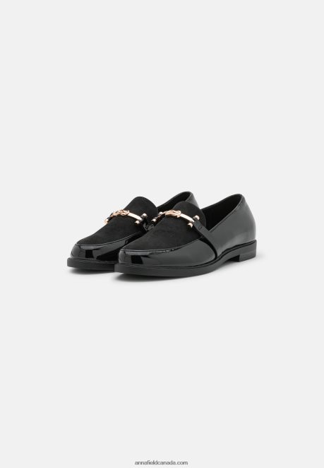 Anna Field Women Slip-Ons Black H42J4Z1824