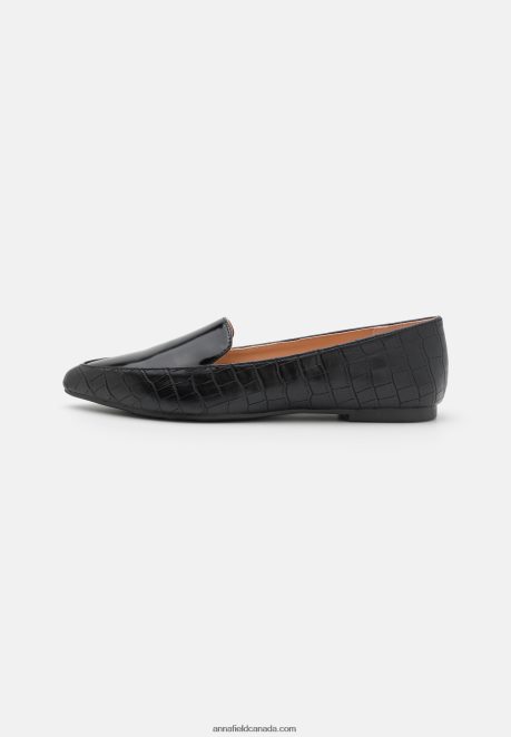 Anna Field Women Slip-Ons Black H42J4Z1828