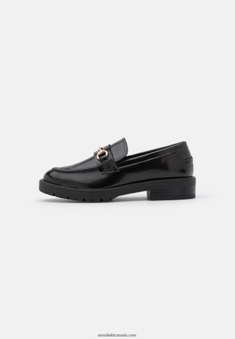 Anna Field Women Slip-Ons Black H42J4Z1831