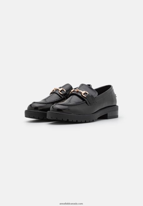Anna Field Women Slip-Ons Black H42J4Z1831