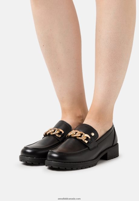 Anna Field Women Slip-Ons Black H42J4Z1832