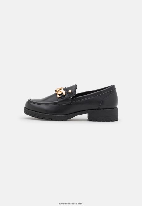Anna Field Women Slip-Ons Black H42J4Z1832