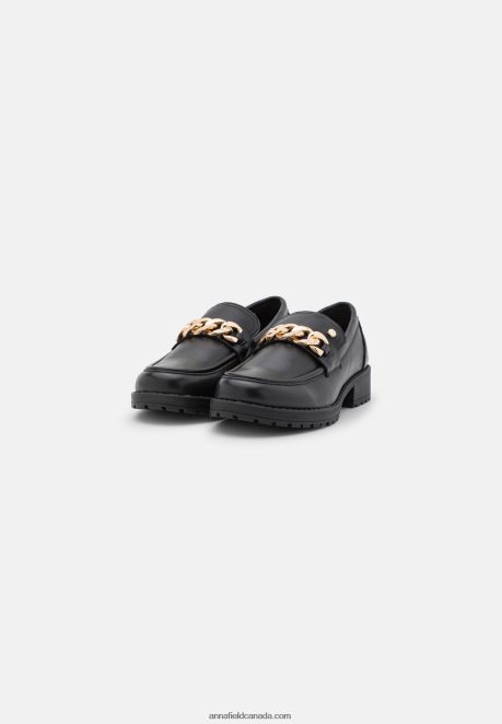 Anna Field Women Slip-Ons Black H42J4Z1832