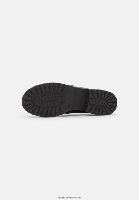 Anna Field Women Slip-Ons Black H42J4Z1832