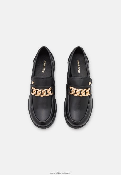 Anna Field Women Slip-Ons Black H42J4Z1832