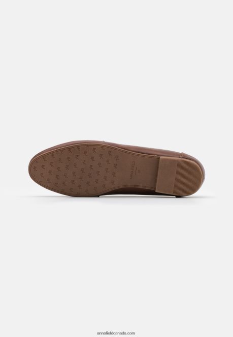 Anna Field Women Slip-Ons Cognac H42J4Z1800