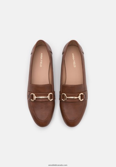 Anna Field Women Slip-Ons Cognac H42J4Z1800