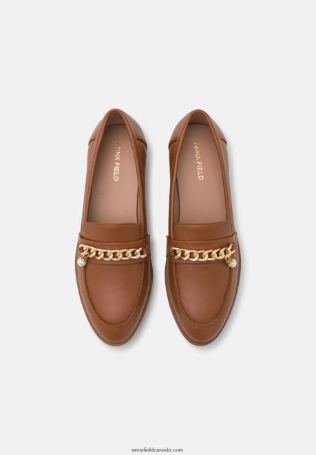 Anna Field Women Slip-Ons Cognac H42J4Z1811