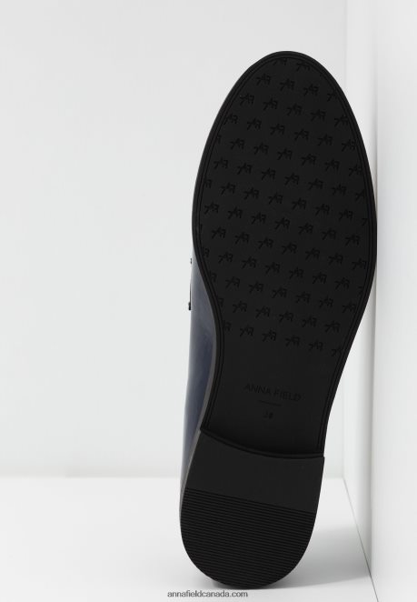 Anna Field Women Slip-Ons Dark Blue H42J4Z1830