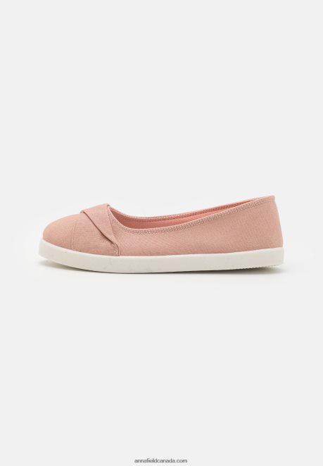 Anna Field Women Slip-Ons Light Pink H42J4Z1820