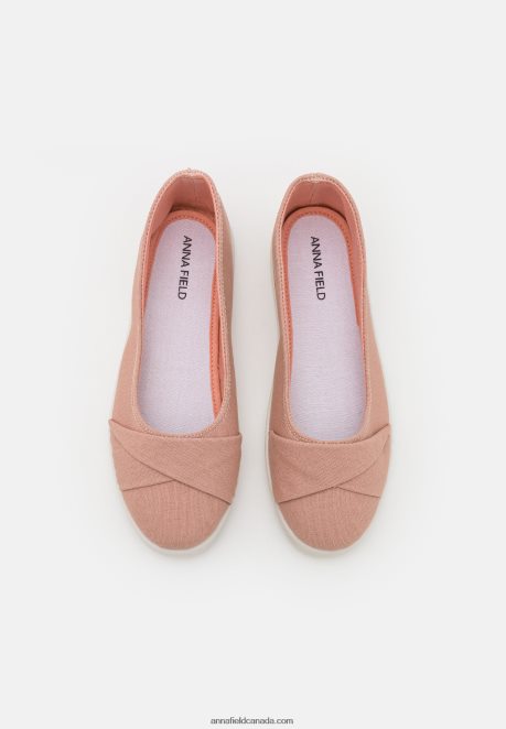 Anna Field Women Slip-Ons Light Pink H42J4Z1820