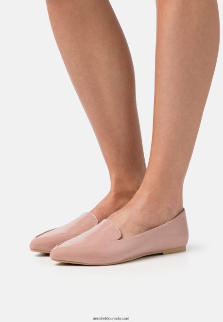 Anna Field Women Slip-Ons Light Pink H42J4Z1827