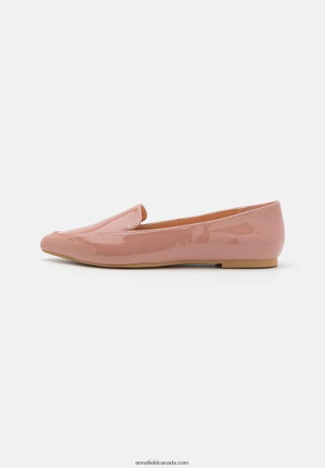 Anna Field Women Slip-Ons Light Pink H42J4Z1827