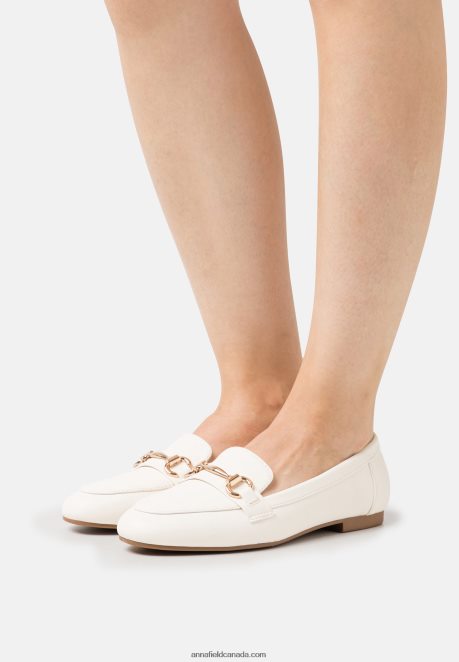 Anna Field Women Slip-Ons Off White H42J4Z1802